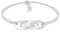 Elli Armband Damen Infinity Liebe mit Kristalle in 925 Sterling Silber