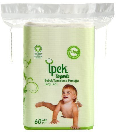Baby Wattepads für Babys, quadratisch, groß, Weiß