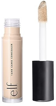 e.l.f. 16HR Camo Concealer, hoch pigmentiert, mit intensiver Deckkraft, mattes Finish, vegan & tierversuchsfrei, Light Peach, 6ml