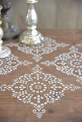 Jeanne d'Arc Living Vintage Stencil Filigree Motif 6 Shabby Chic Schablone Wiederverwendbar NEU