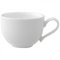 Villeroy & Boch New Cottage Basic Mokka-/Espressotassen 6er Set, 80 ml, Tassen-Set aus Premium Porzellan, Weiß