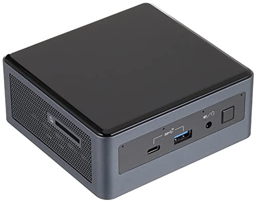 Intel NUC 10 Performance Mini PC con Intel Core i3, 4 GB di RAM, 1 TB HDD, 16 GB di memoria Intel Optane, Windows 10 Home, senza cavo, confezione singola
