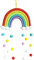 Nicole Knupfer Makramee Regenbogen Wandbehang Home Decoration Boho Room Decor Handgewebte Tapisserie Kinder Wand Dekoration (CH5A-14)