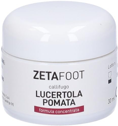 Zetafoot Callifugo Lucertola, Pomata Concentrata, Dispositivo Medico per Calli e Duroni, Tubo 30 ml