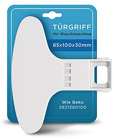 VIOKS Poignée de porte pour machine à laver Beko 2821580100 - Blanc - Pour machine à laver Altus Atlas WME8227W
