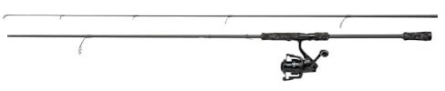 Abu Garcia MAX X BLACK OPS Spinnruten- und Rollen-Kombi-Setup – Köderangel-Spinn-Outfit