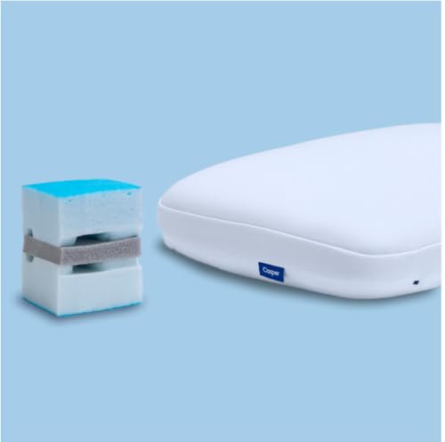Casper Sleep Snow Foam Pillow, Standard, White