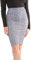 Print Bleistiftrock mit separatem Gummizug Taille Damen Midi Länge Rock Knielang Damen Rock EU 34-48 (as3, Numeric, Numeric_46, Numeric_48, Regular, Regular, Plaid)