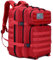 Long Keeper Taktischer Militär Rucksack Groß 45L Trekkingrucksack Wanderrucksack Herren Damen Molle Survival Rucksack Wasserdicht Backpack für Outdoor Reisen Camping Trekking (Rot)