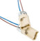 ODETOJOY Portalámparas G9 con isol. Cable de alimentación para lámpara LED halógena, base de cerámica, con cable de 0,75 mm² de calidad (2 unidades)