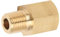 Messing-Reduzierstück,Slim Fly Fishing Box Öldruckadapter Messing Auto 1 8 NPT auf 1 8 Bspt Öldruck Temp Adapter Fitting Sender Messing Universal