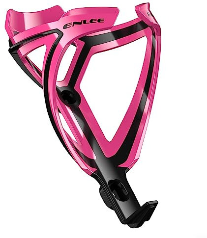 Porte-bidon universel bicolore en fibre de verre ultralégère pour vélo de route VTT Rose