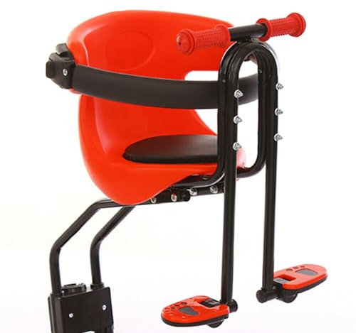 NaMaSyo Kindersitz Fahrrad Sicherheits-Kindersitz Kindersicherheit Kindersattel Kinderfahrradsitz mit Pedalen & Fußstütze für Damen Herrenfahrrad Baby Rennrad und MTB 30kg