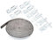 AMK® SupaPlumb Kitchen Sink Clips Fixing Kit 10 3m x 3mm Sealing Tape Plumbing
