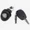 YAOPEI Barillet Serrure de Coffre avec Bouton Poussoir Clés pour Twingo Dacia Logan 7701367940