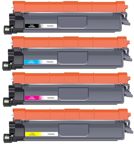 TN248 TN248XL Toner Kompatibel für TN-248 Toner für TN-248XL Brother MFC-L3760CDW DCP-L3520CDWE DCP-L3520CDW DCP-L3560CDW MFC-L8390CDW MFC-L3740CDWE MFC-L3740CDW