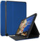 Tablet Hülle für Ḟiṙe-10-Zoll (13th Gen, 2023 Release), TOKILO Slim leichte weiche PU-Ledertasche mit Stand Auto Wake/Sleep, Navy Blue