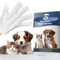 Petclear Fellpflegetücher Feuchttücher hund Reinigungstücher Handschuhtücher für Hunde und Katzen, desodorierende Reinigungstücher Handschuhe, hypoallergen,reinigt Pfoten und Haare (10pcs/Pack)