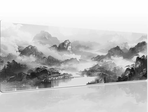 Tapis de Souris Gamer Tapis de Souris xl 1000x400x4 mm Vintage Tapis Souris Antidérapant Étanche Speed Tapis de Souris Gaming Mouse Pad Petit Sous Main Bureau Améliore la PréCision et la Vitesse A1430