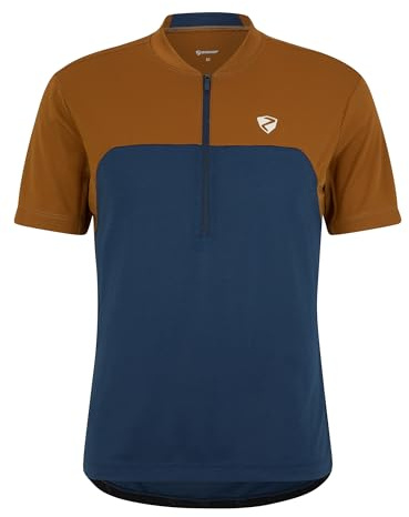 Ziener Herren NARIUS Fahrradtrikot/Radtrikot - Mountainbike|Rennrad - atmungsaktiv, schnelltrocknend, elastisch, Kurzarm, Wood, 54