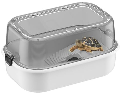 Turtle Terrarium Kit, kleines Schildkröten -Tank -Kit Vollsicht Visuell