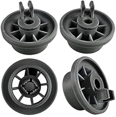 8pcs Dishwasher Lower Rack Basket Dishrack Wheel Compatible With Profilo Compatible With Bosch Compatible With Siemens Compatible With NEFF set Lower Basket Dishwasher Spare Parts