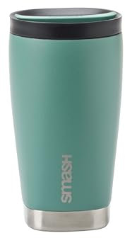 Smash Stainless Steel Twist & Lock Travel Coffee Mug 350ml/ 12 fl oz Sage