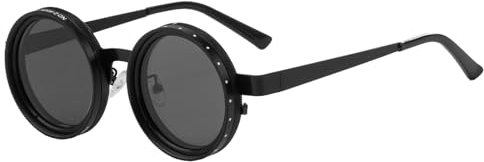 SHEEN KELLY Polarisierte Sonnenbrille Herren Damen,Verstellbare Runde Punk Brille mit ND-Filter, Für Angeln, Reisen