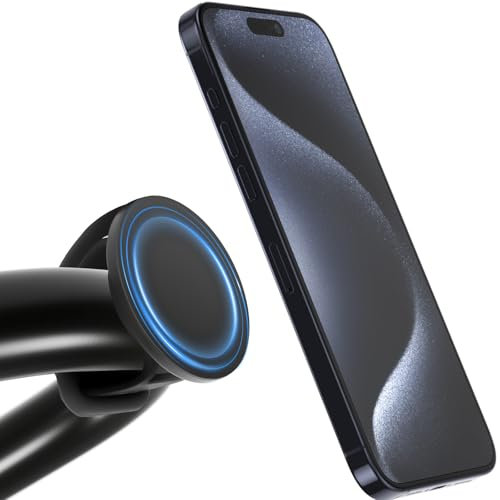 SINOTATO Handyhalterung für Magsafe für Fitness im Fitnessstudio, Fahrrad Handyhalterung Lenker Magnetisch Handy Fahrradhalterung für Fitnessgeräte, Kinderwagen, Einkaufswagen, Heimtrainer, Golfwagen