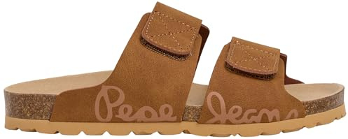 Pepe Jeans London Bio Bow B Herren Regular Fit Anatomische Sandalen, Blauwaschung