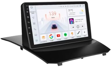 Autoradio Android da 9 per Ford Fiesta 2009-2017, navigatore GPS CarPlay 2 DIN, stereo Bluetooth con FM RDS, WiFi, touch screen, impianto audio HiFi