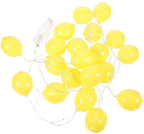 PATKAW Battery Operated Lemon LED String Lights Indoor Decorative Vines for Holiday and Room Lighting
