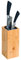 Kesper 58022 Messerblock, Bambus, Braun, 10 x 10 x 23 cm