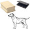 « LABRADOR BLOND » Motivstempel mit Kissen Scrapbooking - Embossing - Basteln - Hund Motiv 1