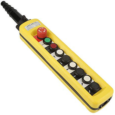 Schalter für Kran mit Notstopp, Kontroller zum Heben von Stationen, Schalter zur Steuerung von Kran mit Kette (8 Tasten)