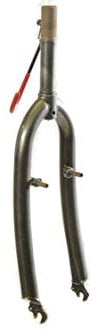 JUNIOR MOUNTAIN BIKE GREY FORKS 24 WHEEL MTB CYCLES RIGID STEEL 1” (25.4mm) 136mm LONG COLUMN FACTORY BARGAIN