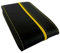 SC303BY - Lenkradbezug 37-39 cm Leder zum Schnüren Schwarz, Gelb,