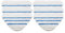 Deals2u365 6 x Microfibre Floor Cover Pads for BUSH SMB1501UK SMB1501 Steam Cleaner Mop