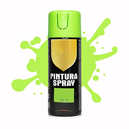 Pintura Spray 400ml para Metal/Madera/Plástico (Verde Lima, 1 Bote)