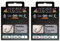 Set # 2 Packungen (20 Stück) Wurmhaken von Jenzi, fertig gebunden, Hakengrößen 2 4 5 6 8 10 12 14, 50 cm +gratis Petri Heil! Aufkleber (Hakengröße 2)