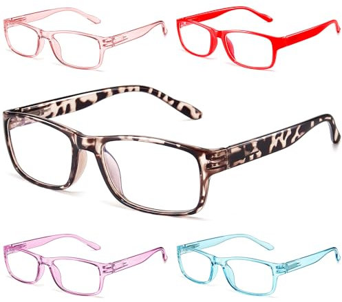 Gaoye 5 pack Reading Glasses Men/Women, Eyeglasses, Blue Light Readers for Men/Women, Computer Eye Glasses, Cheaters