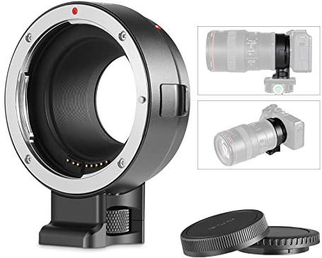 NEEWER EF auf EOS M Montage Adapter,EF/EF-S Objektiv auf EOS M Kamera Autofokus Wandlerring mit Abnehmbarer Stativhalter,kompatibel mit Canon EOS M M2 M3 M5 M6 M6 Mark II M10 M50 Mark II M100 M200