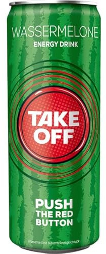 Take Off Energy Wassermelone, 24er Pack (24 x 0.33 l) EINWEG