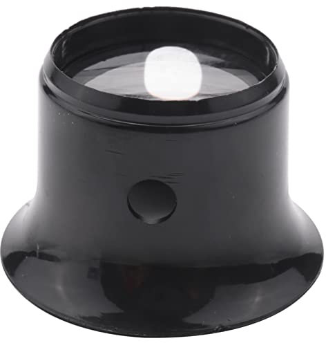 Weetack Uhrmacherlupe Vergruesserungsglas 10x Augenlupe Schmuck Lupe Juwelier Okular