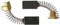 vhbw 2x Kohlebürste 10,6 x 6 x 4mm Ersatz für Hitachi/Hikoki 999015, 999-015, 999016 für Rasentrimmer, Akku-Sense