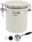 Coffee Container,Airscape Coffee Storage Canister,Airtight Coffee Canister 304 Stainless Steel Valve with Scoop for Ground Coffee Tea Food Storage Containers(Medium 1.5L)