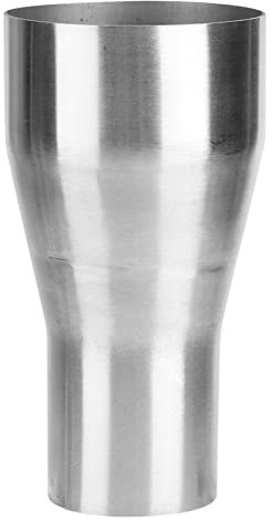 Réducteur D'échappement Automatique, Tuyau D'échappement Ovale en Acier Inoxydable de 3 Pouces, Tuyaux et Raccords D'échappement, Connecteur Universel de Tuyau D'échappement en (51-76MM)