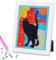 Diamond Painting Kinder, Diamant Painting Bilder Kinder Katze, Diamontpating Set mit Rahmen, 5D Diamond Painting Mädche, DIY Diamant Malerei Frauen Geschenk, Basteln Erwachsene für Home Wand Decor