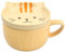 Daelesr Cartoon Ceramic Breakfast Milk Tea Mug, Cat Mug Cute Ceramic Coffee Cup 300ML, Animal Coffee Tea Cup Set with Lid Heatable for Birthday Festivals Gifts Girls Boys Teacher Friend (Yellow cat)