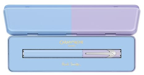 CARAN D'ACHE Füllfederhaltern + PAUL SMITH EDITION 4 / Sky Blue & Lavender Purple (F) - Limitierte Edition. Ref. 841.339